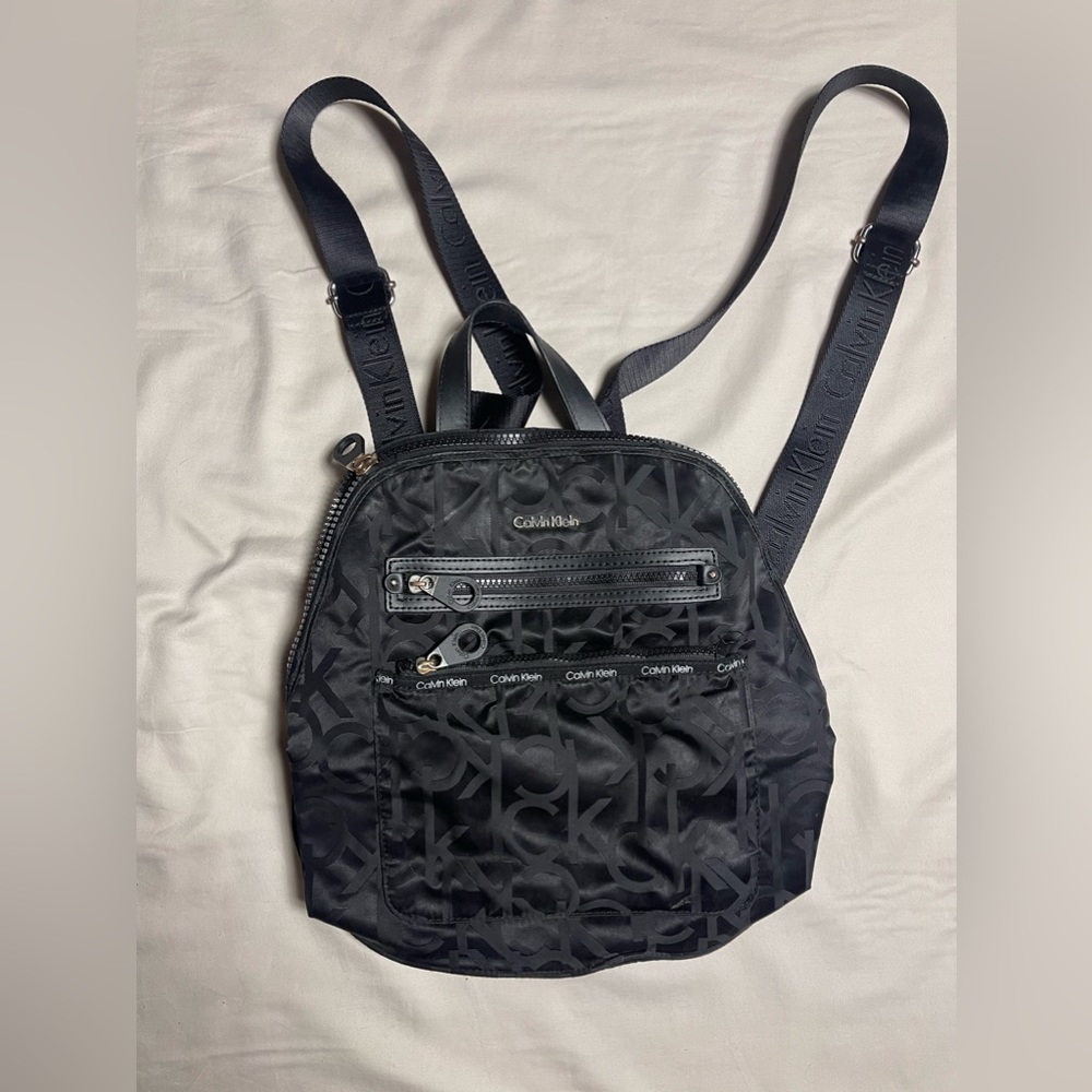 Calvin Klein Mini Nylon Black Backpack